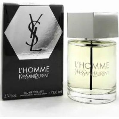 عطر ايف سان لوران ال هوم الرصاصي تواليت ١٠٠ مل 